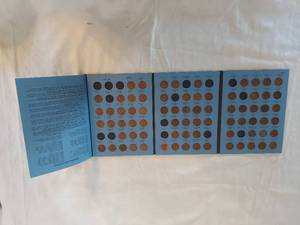 lot 1221 image: Whitman Lincoln Cent Collection Starting 1941 - Includes Steel War Pennies