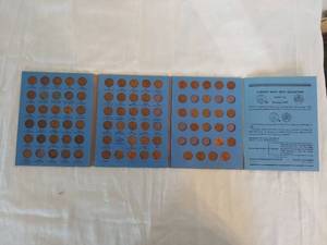 lot 1225 image: Whitman Lincoln Cent Collection Starting 1941 - Includes Steel War Pennies