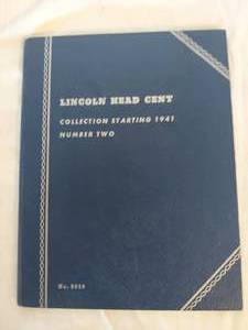 lot 1235 image: Whitman Lincoln Cent Collection Starting 1941 - Includes Steel War Pennies