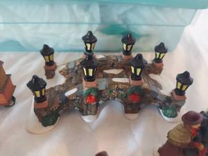 lot 1237 image: St. Nicholas Square 1999 Miniature Figurine Set with Container