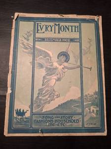 lot 1249 image: December 1902 Every Month Piano Music Magazine