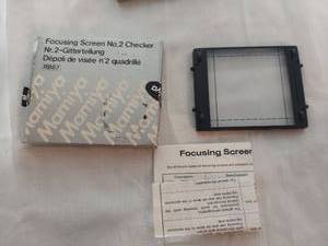 lot 1277 image: Focusing Screen No.2 Checker RB67