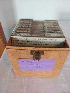 lot 1344 image: Collection of 45 RPM Single Records in Indexed File Box, Mostly 1960s Artists