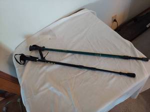 lot 1357 image: (2) Hiking Poles with Straps and Handles