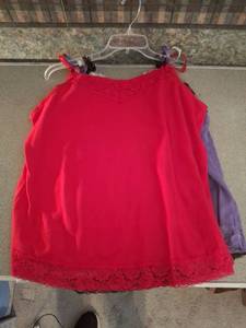 lot 1438 image: CJ Banks 2X Womens Camisole Tanks Lot - 4 Pieces