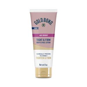 lot 39175 image: Gold Bond Age Renew Tight & Firm Body & Face Lotion, Aging, Dry Skin Lotion - Retail $12