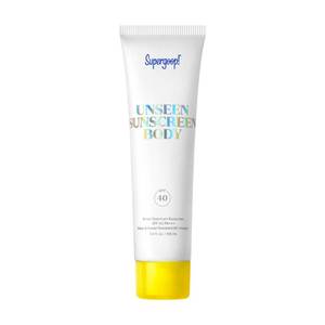 lot 39196 image: Supergoop Unseen Sunscreen Body SPF 40 - Clear & Invisible - 3.4 fl oz - Retail $44