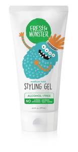 lot 39200 image: Fresh Monster Kids Hair Styling Gel, Medium Hold, Alcohol-Free, 6 oz - Retail $14