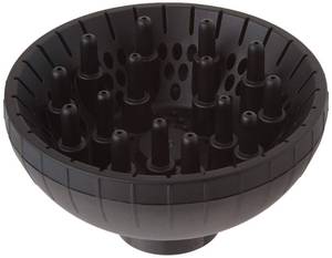 lot 39204 image: BaBylissPRO Slide-On Diffuser Attachment for Hair Dryer - for Volare or Portofino Hair Dryer ONLY, BABDF1, Black - Retail $16