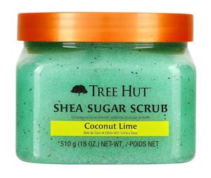 lot 39208 image: Tree Hut Coconut Lime Body Scrub, Exfoliating Sugar Scrub, Vegan, 18 Oz - Retail $12