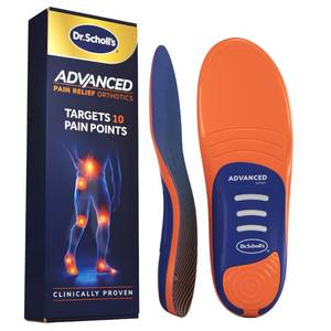 lot 39212 image: Dr. Scholls Advanced Pain Relief Plantar Fasciitis Orthotic Insoles - Retail $40