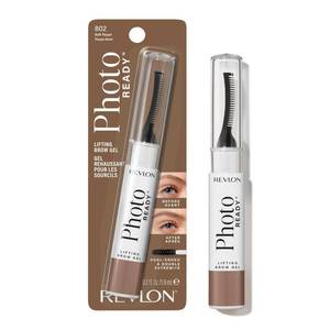 lot 39221 image: Revlon PhotoReady Lifting Brow Gel, 802 Soft Taupe, 0.23 fl oz - Retail $10