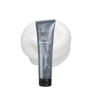 lot 39222 image: Bumble and bumble. Straight Blow Dry Heat Protective Hair Styling Cream Protects Against Frizz, Humidity, and HeatSmooth Sleek BlowoutsFor Medium to Thick Curly, Wavy, Straight Hair Types, 5 Fl Oz - Retail $31