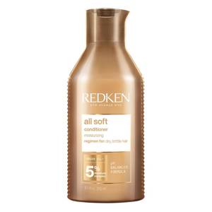lot 39223 image: Redken All Soft Conditioner  For Dry, Brittle Hair  Moisturizes & Provides Intense Softness  With Argan Oil  10.1 Fl Oz - Retail $31