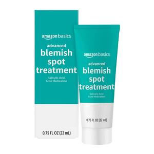 lot 39226 image: Amazon Basics Advanced Acne Spot Treatment with 2% Salicylic Acid Medication, Blemish Treatment, 0.75 Fluid Ounces, 1-Pack - Retail $5