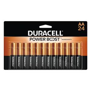 lot 39264 image: Duracell Coppertop AA Batteries, 24 Count, 12-Year Shelf Life, Long-lasting - Retail $22