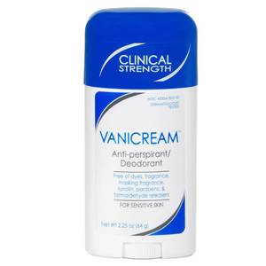 lot 39291 image: Vanicream Antiperspirant Deodorant Stick, Reduces Underarm Wetness, 2.25 Oz - Retail $12