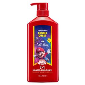 lot 39296 image: Old Spice Mens 2-in-1 Shampoo and Conditioner, Cosmic Quest, x The Super Mario Galaxy Movie, 21.9 fl oz - Retail $9