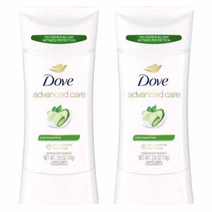 lot 39349 image: Dove Advanced Care Antiperspirant Stick Cool Essentials 2.6 oz 2PK - Retail $14