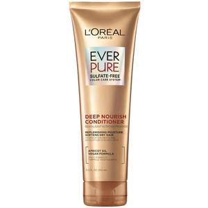 lot 39356 image: LOreal Paris Hair Conditioner for Dry Hair, Triple Action Hydration, Apricot Oil Infused, EverPure, 8.5 Fl Oz (Packaging May Vary) - Retail $8