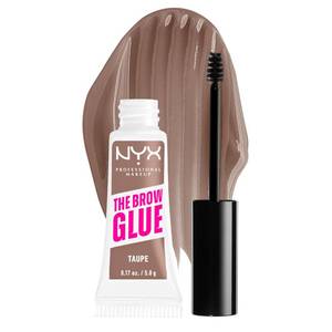 lot 39361 image: NYX PROFESSIONAL MAKEUP The Brow Glue, Extreme Hold Eyebrow Gel, Taupe - Retail $9