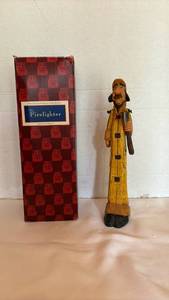 lot 1009 image: David Frykman Portfolio The Firefighter Carved Figure From Studio O1