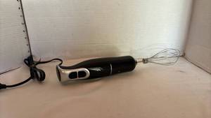 lot 1063 image: Immersion Blender with Whisk Attachment Corded Electric
