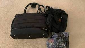 lot 1105 image: Carry on bag with accessory bags