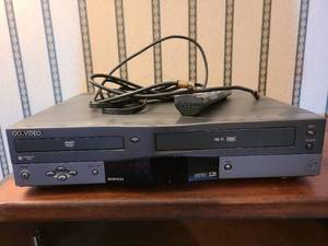 lot 2035 image: Go-Video DVDVHS player, model DVR4000, with remote