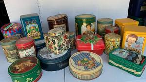 lot 3010 image: Misc tins