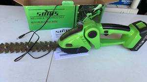 lot 3011 image: 2-in-1 Cordless Grass Shear & Hedge Trimmer Model SY-002