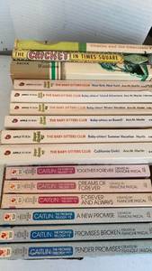 lot 3031 image: Books including Baby-Sitters Club Caitlin Forever Trilogy Cricket Times Square