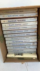 lot 3033 image: Romance Novel Paperbacks including Moon, Glenn, McAllister, Thacker