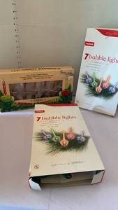 lot 3126 image: Classic bubble lights