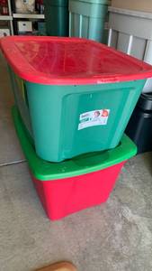 lot 3310 image: Storage containers 18 gallon