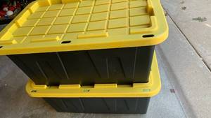 lot 3315 image: Heavy duty storage bins