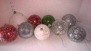 lot 3431 image: Christmas ornaments