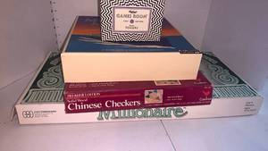 lot 3507 image: Board Games Lot Ridleys Games Room, Chinese Checkers, Millionaire
