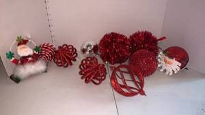 lot 3513 image: Christmas ornaments