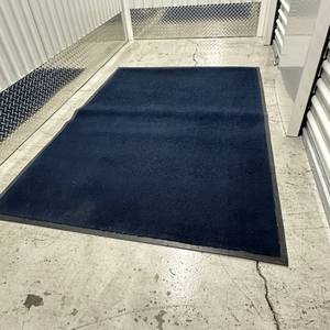 lot 89 image: Navy Blue commercial Entrance Floor Mat Rubber Borderback 67x47