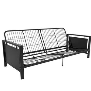lot 91 image: New in Box - DHP Metal Arm Futon Frame (Black) Heavy Duty