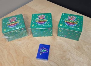 lot 76 image: Salem Most Preferred Collector Tins (3 empty tins) and a box of Salem playing cards