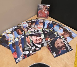 lot 112 image: The Official Collectors Edition John Wayne Magazine Collection Multiple Volumes