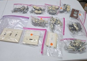 lot 679 image: Electrical Outlet Receptacle and Switches and covers