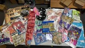 lot 258 image: Party Supplies Lot - Birthday Decorations, Tableware, Tablecloths, Balloons, Signs, Lighted # 3