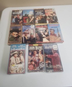lot 507 image: John Wayne VHS Movie Collection Lot 11 Films
