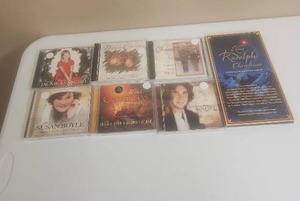 lot 532 image: Christmas Music CD Lot 8 Albums - Jackie Evancho, Susan Boyle, Josh Groban, Rudolph