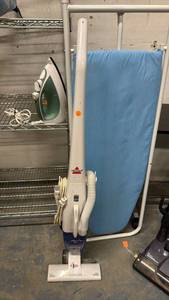 lot 625 image: Bissell Floor Cleaning Machine, Clothing Iron and Ironing Board