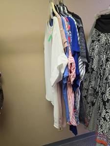 lot 910 image: Clothing Lot Bundle 9 Womens Tops Blouses Assorted Colors Sizes L and XL