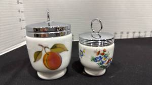 lot 1011 image: Royal Worcester egg coddlers